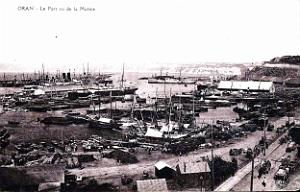 Oran - Port vu de la Marine